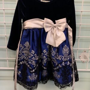 Size 3T - Blue/Silver Dress