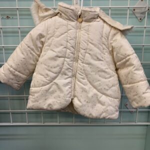Size 24 Month - White/Gold London Fog Jacket