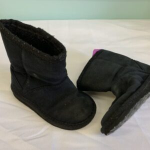 Boots - Size 06 Toddler, Black Slipper Boot