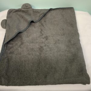 Towel - Grey Hooded Bear