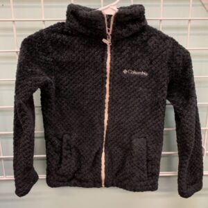 Size 7/8 - Black Columbia Fleece Sweatshirt