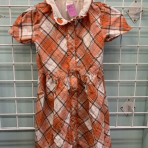 Size 10 - Orange Plaid Pumpkin Gymboree Dress