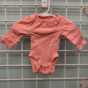 Size 00 Newborn - Pink Onesie