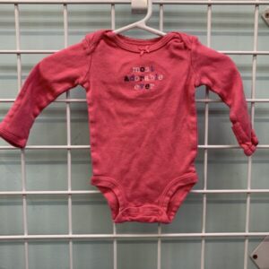 Size 00 Newborn - Pink Most Adorable Ever Onesie