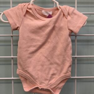 Size 00/03 Month - Pink Onesie