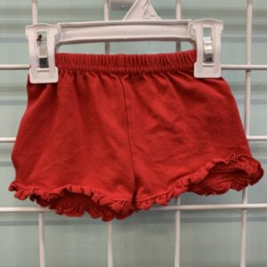 Size 00/03 Month - Red Ruffle Short