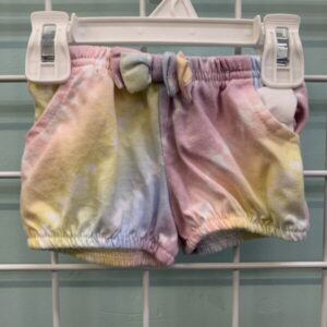Size 00/03 Month - Pastel Tie Dye Short