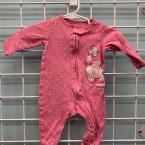 Size 03 Month - Pink Dinosaur Sleeper
