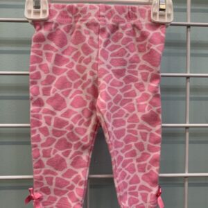 Size 03/06 Month - Pink Giraffe Print Pant