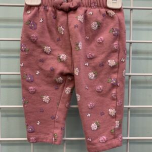 Size 03/06 Month - Pink Floral Sweatpant