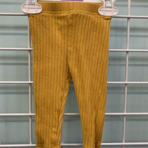 Size 03/06 Month - Yellow Ribbed Legging