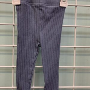 Size 03/06 Month - Blue Ribbed Legging