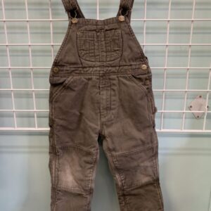 Size 4T - Brown Polar King Lined Overalls