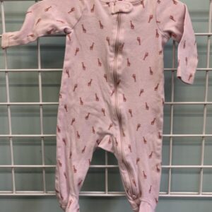 Size 06 Month - Pink Giraffe Sleeper