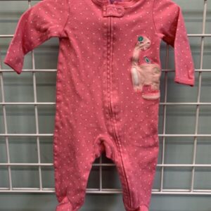 Size 06 Month - Pink Dinosaur Sleeper