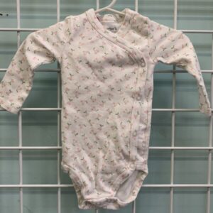 Size 06 Month - White Cherry Onesie