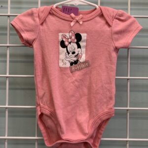 Size 06/09 Month - Pink Minnie Mouse So Huggable Onesie