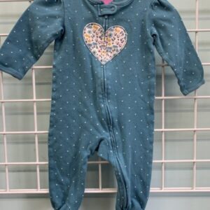 Size 06/09 Month - Blue Heart Sleeper
