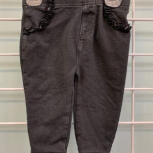 Size 06/09 Month - Black Ruffle Legging