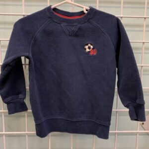 Size 3T - Blue Soccer Sweatshirt