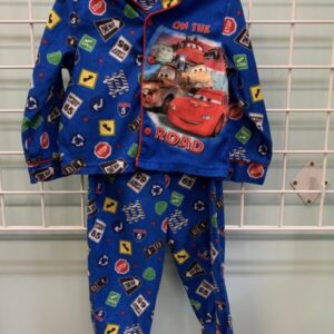 Size 4T - Blue Cars PJ Set