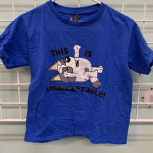 Size 6 - Blue Bluey Unacceptable Shirt
