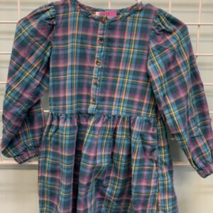 Size 6/6x - Blue Plaid Dress