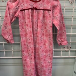 Size 6/6x - Pink Snowflake PJ Gown