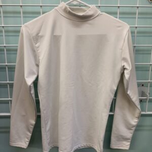 Size 8 - White Cold Gear Turtleneck Shirt
