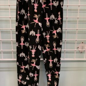 Size 8 - Black/Pink Ballerina PJ Pant