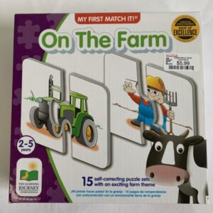 Puzzle: 30 Piece My First Match It - On the Farm