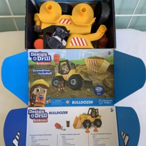 Toy: Design & Drill Bolt Buddies - Bulldozer