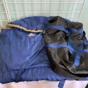 Gear: Blue Kelty Youth Sleeping Bag