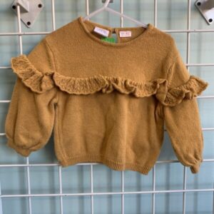 Size 09/12 Month - Yellow Ruffle Zara Sweater