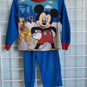 Size 3T - Blue Mickey Mouse PJ Set