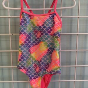 Size 2T - Pink Mermaid Swimsuit