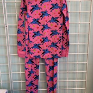 Size 6/7 - Pink/Blue Pegasus Organic Hanna PJ Set
