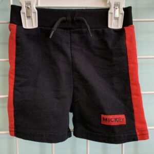 Size 2T - Black/Red Mickey Mouse Short