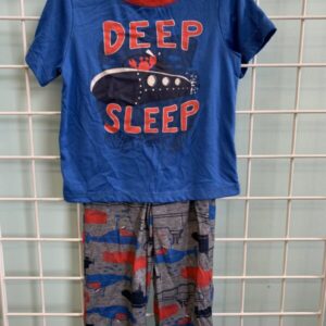 Size 3T - Blue/Grey Deep Sleep PJ Set