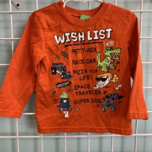 Size 3T - Orange Wish List Shirt