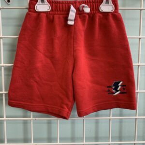 Size 3T - Red Bolt Short