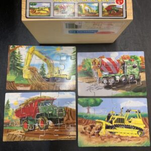 Puzzle: 48 Piece Melissa & Doug - Construction Wooden