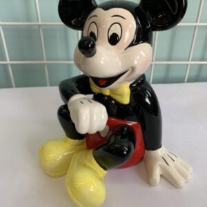 Gear: Disney Mickey Mouse Coin Piggy Bank - Vintage