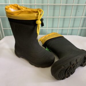 Boots - Size 12 Toddler, Black/Yellow Kamik Rain Boot