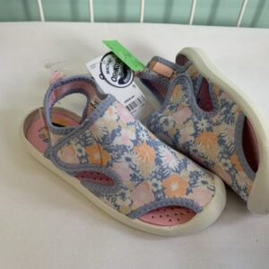 Sandal - 11 Toddler - Blue Floral Oshkosh (New)