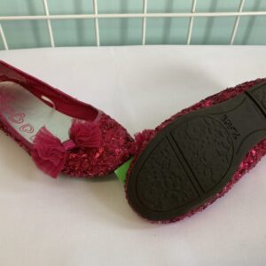 Shoes - Size 02, Pink Sparkle Slip On