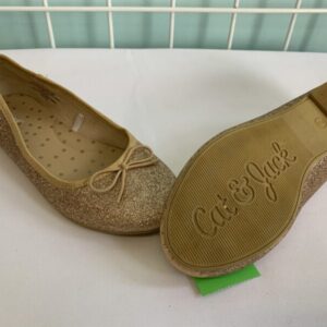 Shoes - Size 02, Gold Slip On