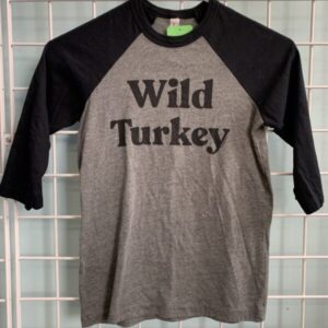 Size 10/12 - Black/Grey Wild Turkey Shirt