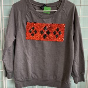 Size 12 - Grey Batman Mad Love Shirt