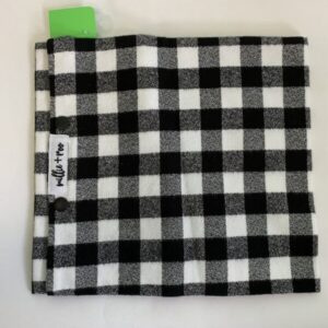 Gear: Toddler/Youth, Black/White Millie & Roo Cowl Scarf